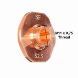 Nozzle Hans SB, D28-H15-M11 (10-Pack) - Copper (Single) - 1.6mm