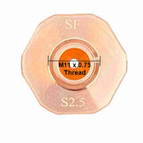 Nozzle Hans SB, D28-H15-M11 (10-Pack) - Copper (Single with Internal Stage) - 2.5mm