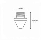HS95 Chrome Nozzle 4.0mm