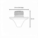 Mushroom Type S Chrome 1.4mm