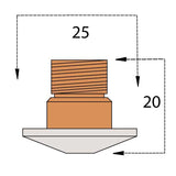 HG Wide Nozzle 2.0mm CP