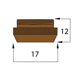 Mazak® Vespel Nut for M10 Cutting Head