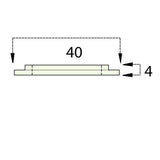 Mazak® HG Ceramic Insulator 40x4