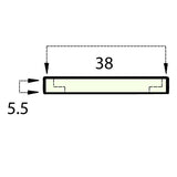 Mazak® HG Teflon Insulator 38x5.5