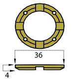 Mazak® Stylus Foot H4 Brass