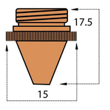 Mazak® Standard Nozzle Narrow 0.8mm (10 Pack)