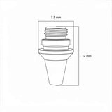 3D Conical KK Type Nozzle 2.0mm (10 Pack)