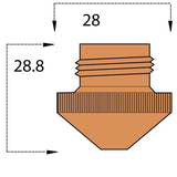 DZ Nozzle 2.5mm for Precitec® 2D Head