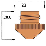 DZ Nozzle 1.2mm for Precitec® 2D Head