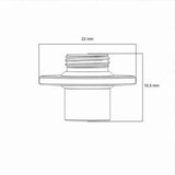 Smooth Double Nozzle 9.5mm