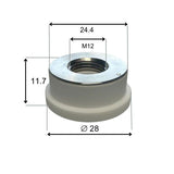 Ceramic Nozzle Holder KT B M12X1 - Centricut Version