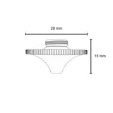 Nozzle, Precitec Compatible, D28-H15-M11, Concave (10-Pack) - Concave - 1.2mm - Copper (Single)