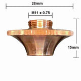 HSG Booster Nozzle, D28-H15-M11 (10-Pack) - 2.5mm
