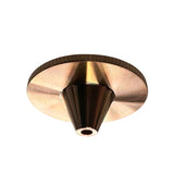 Nozzle, D28-H15-M11, Straw Hat Shape (10-Pack) - Copper - Single - 2.5mm